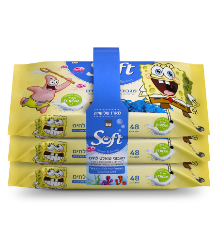 סופט טואלט בוב ספוג שלישייה
