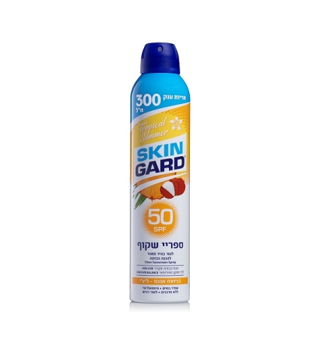 סקין גארד ספריי בניחוח אננס ליצי' SPF50 אריזה משפחתית