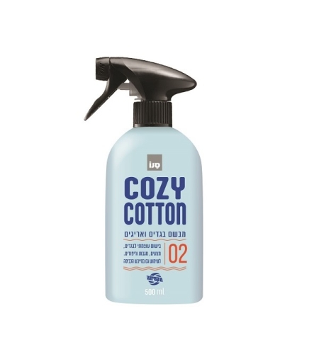 סנו מקסימה מבשם בגדים ואריגים בניחוח Cozy Cotton
