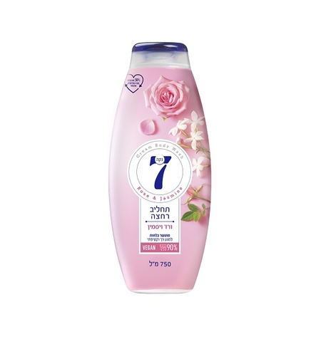 נקה 7 תחליב רחצה ורד ויסמין