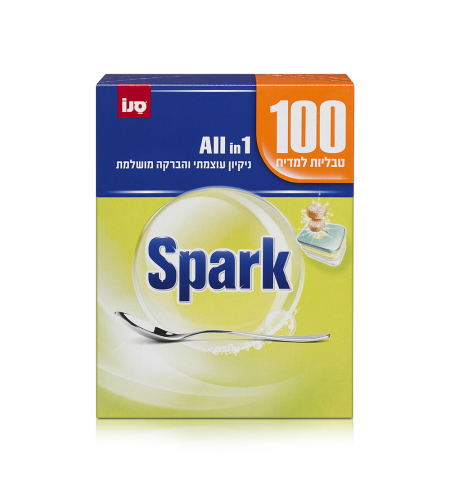 סנו ספארק 100 טבליות למדיח