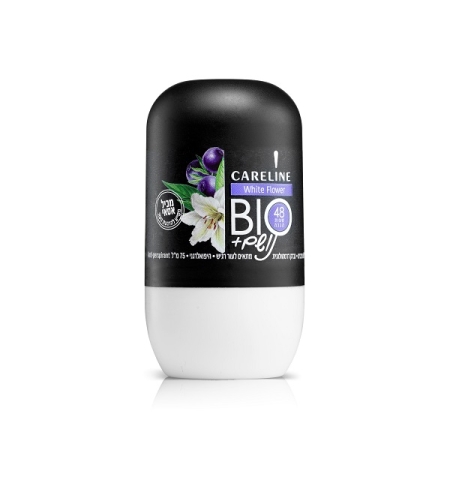 קרליין נושם BIO אסאי דיאודורנט רול און White Flower