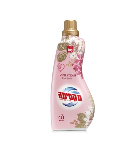 מרכך כביסה מרוכז בבישום עוצמתי PURE LOVE  1 ליטר