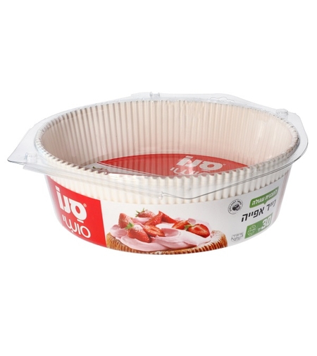 סנו סושי - 30 ניירות אפייה מותאמים לתבנית עגולה