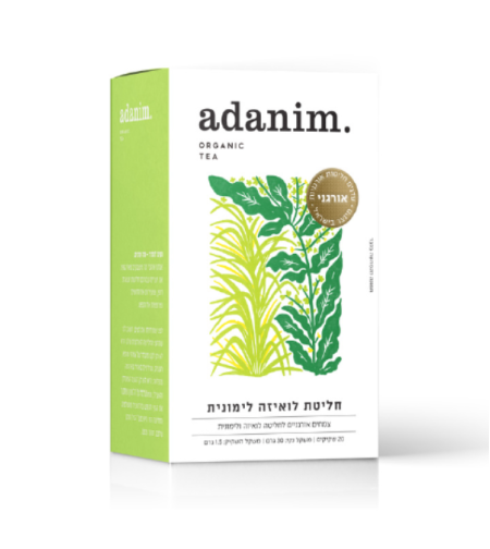 חליטת לואיזה ולימונית אורגנית - תה עדנים