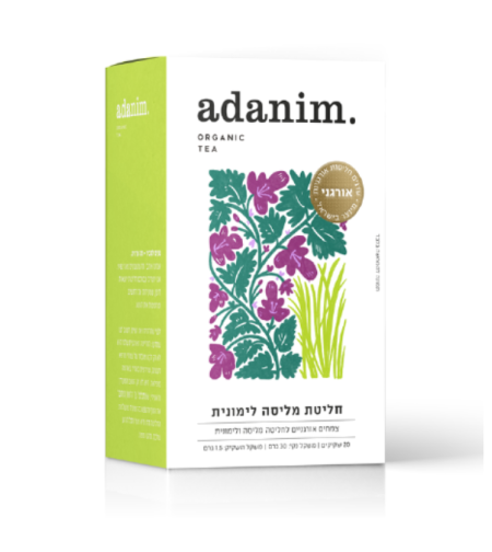 חליטת מליסה ולימונית - תה עדנים
