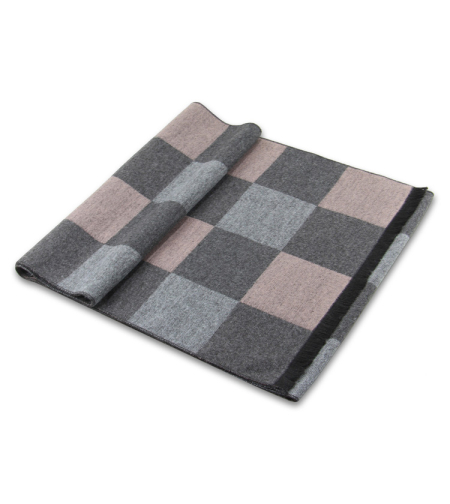 צעיף  שחמט ורוד דגם 781