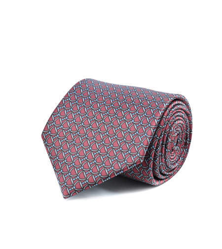 עניבת מודפס משי דגם 2058