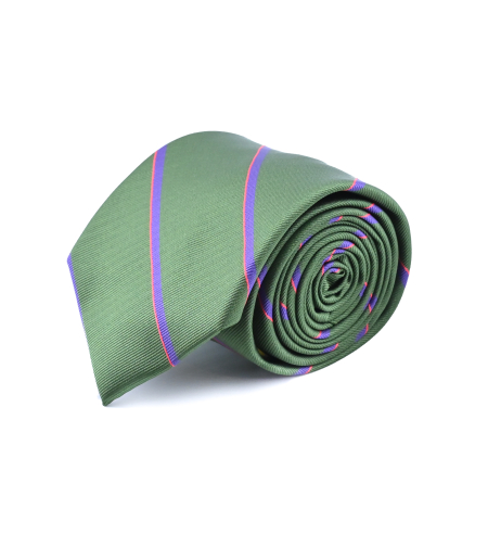 עניבת פסים משי דגם 1055