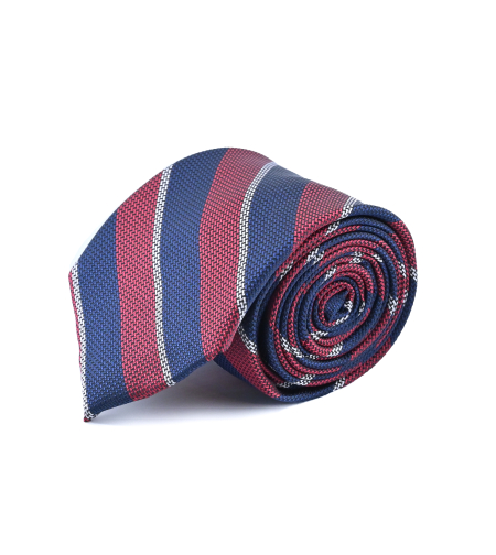 עניבת פסים משי דגם 1008