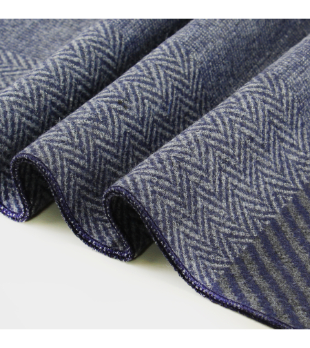 צעיף דגם חיצים כחול 787