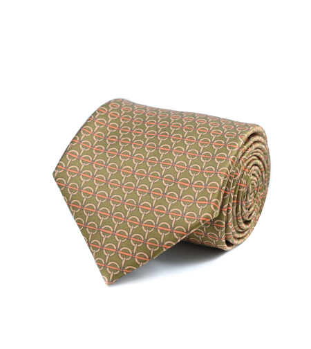 עניבת מודפס משי דגם 2042