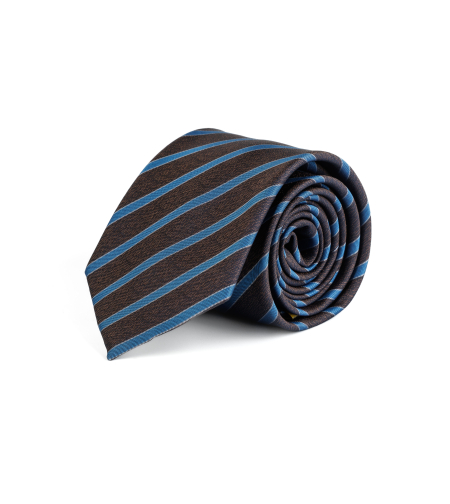 עניבת פסים משי דגם 1057