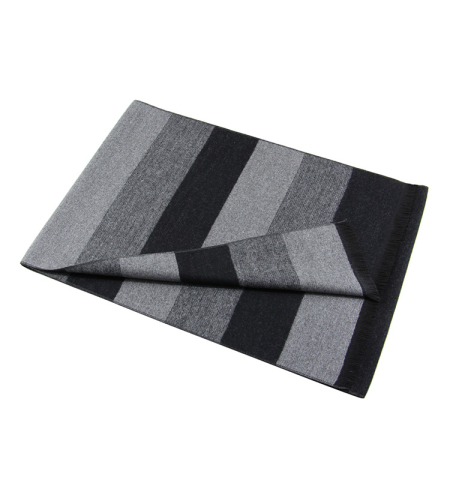 צעיף דגם פסים  אפור 790