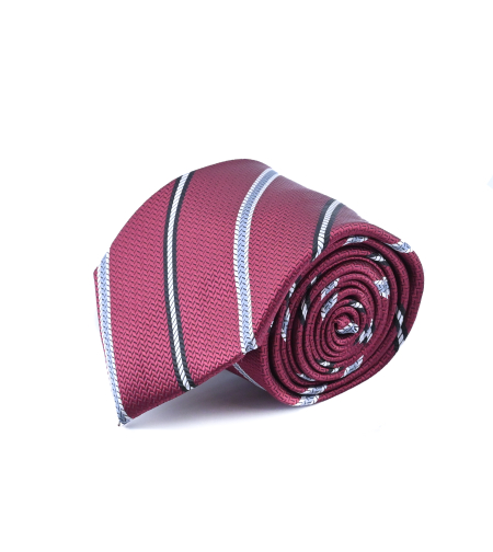 עניבת פסים משי דגם 1043