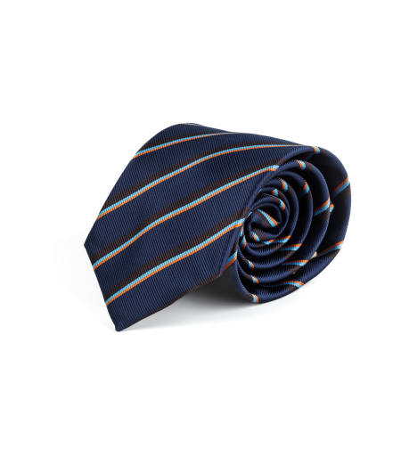 עניבת פסים משי דגם 1029