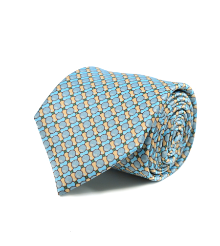 עניבת מודפס משי דגם 2060