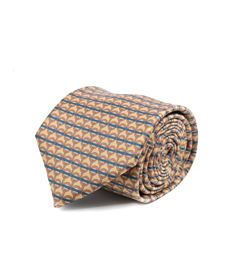 עניבת מודפס משי דגם 2064