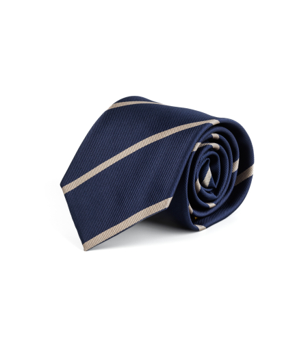 עניבת פסים משי דגם 1022