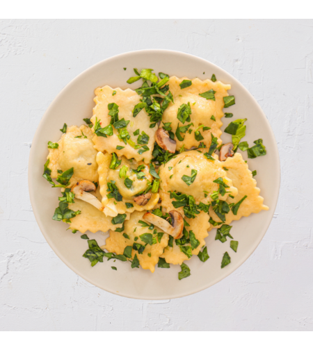 רביולי פטריות