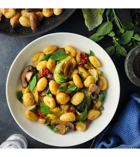 ניוקי עם ירקות