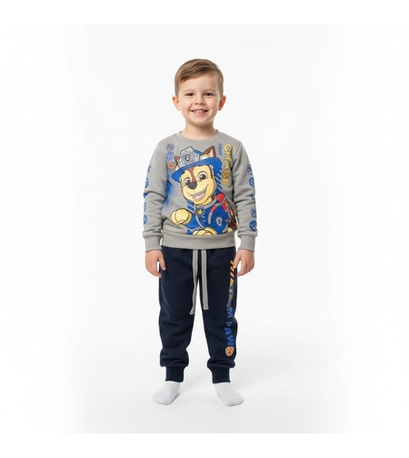 חליפה פוטר בנים 2-8 מפרץ ההרפתקאות (אפור)