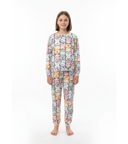 פיג'מה פוטר מדוגמת 14-18 בנות