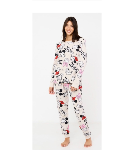 פיג'מה מעבר INTIMA נשים S-XL מיקי מאוס וחברים אופוויט