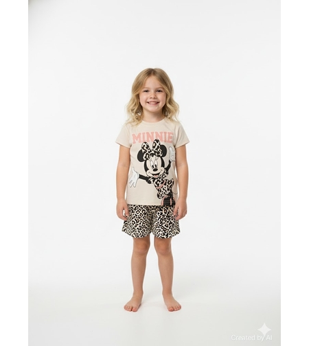 פיג'מה DELTA קיץ 2-12 בנות מיני מאוס אופוויט
