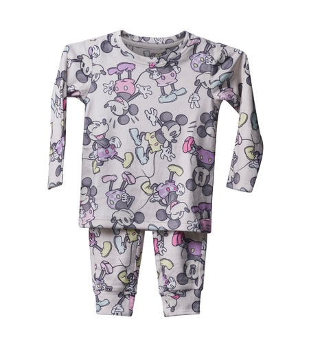 פיג'מה קטיפה DELTA מיקי מאוס 2-10 בנות