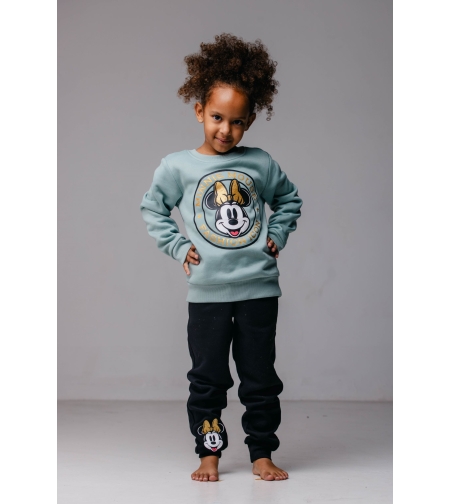 חליפה פוטר DELTA בנות (2-8) מיני מאוס ירוק