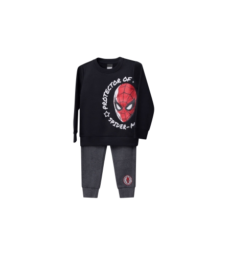 חליפה פוטר DELTA בנים (2-8) ספיידרמן שחור