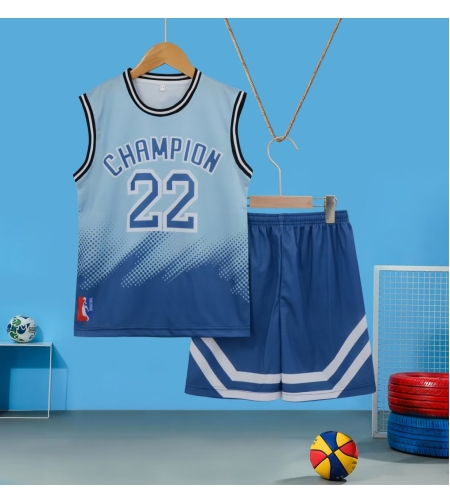 חליפת כדורסל מדוגמת 4-14 בנים