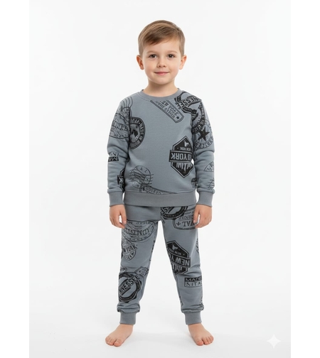 פיג'מה פוטר מדוגמת 2-8 בנים