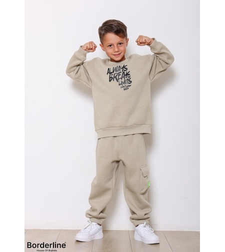 חליפה פוטר מדוגמת 2-8 בנים (אופוויט/כחול/שחור/אפור)