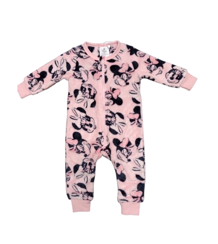 אוברול פלאפי DELTA תינוקות 3-24M מיני מאוס ורוד