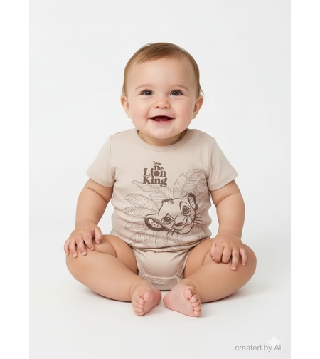 בגד גוף DELTA קיץ 3-24M תינוקות בנים סימבה אופוויט