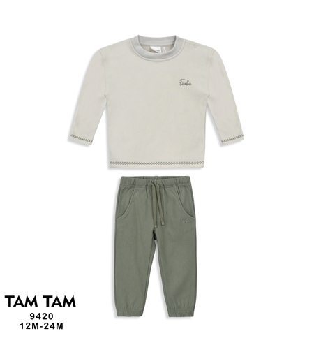 חליפה פוטר מדוגמת 12-24M תינוקות בנים (שחור/אופוויט/ירוק)