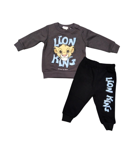 חליפה פוטר DELTA סימבה אפור כהה 3-24M תינוקות בנים