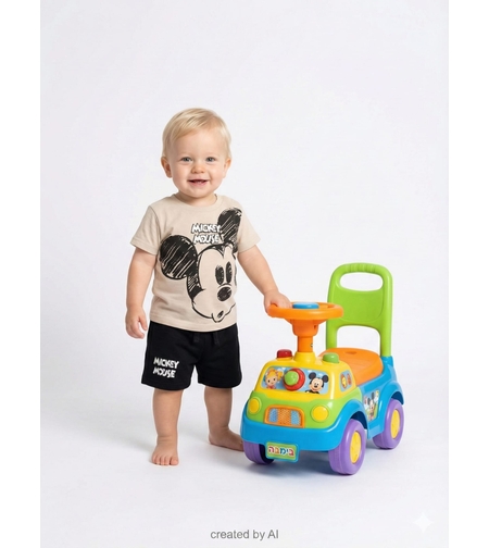 חליפה DELTA קיץ 3-24M תינוקות בנים מיקי מאוס אופוויט