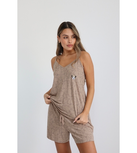 פיג'מה DELTA מכנס גופיה קיץ S-XL נשים מיקי מאוס אופוויט