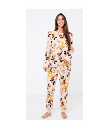 פיג'מה מעבר INTIMA נשים S-XL מיקי מאוס וחברים