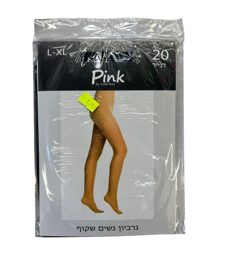גרביון נשים 20 דנייר S-XL (שחור/גוף)