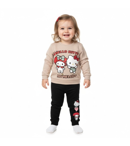 חליפה פוטר GOLF תינוקות 6-24M בנות קיטי חום