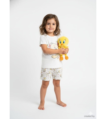 פיג'מה DELTA קיץ 2-12 בנות טוויטי