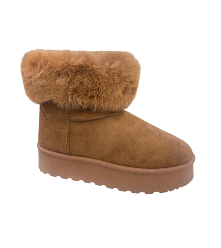 מגף פרווה 36-40 נשים (חום)