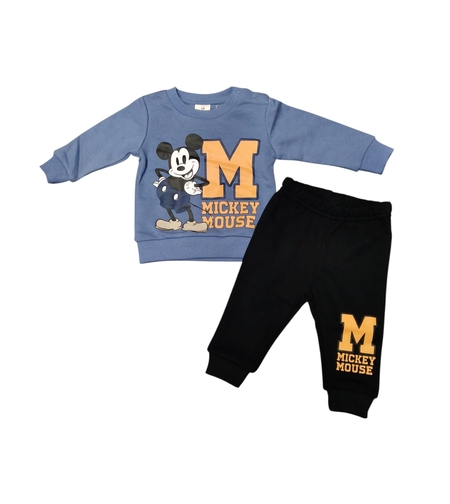 חליפה פוטר DELTA מיקי מאוס כחול 3-24M תינוקות בנים