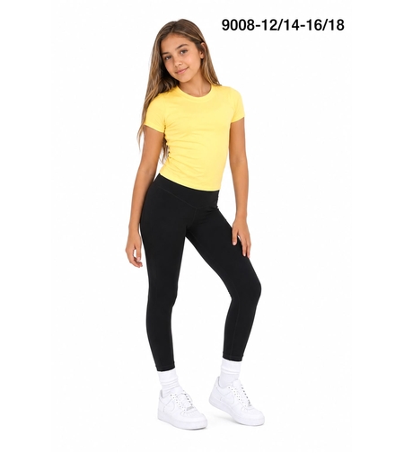 חולצה אופנה בד ויסקוזה ניקי 12-18 בנות (שחור/לבן/צהוב/תכלת/כחול/אפור)