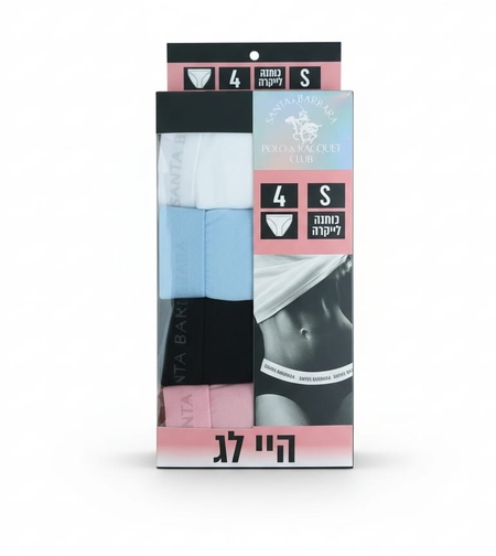 מארז 3 תחתוני נשים היי לג גומי חיצוני