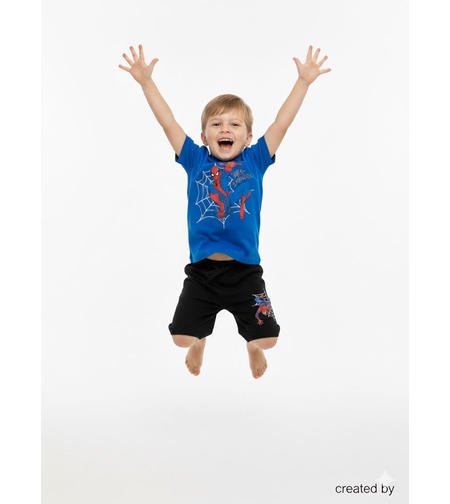 חליפה DELTA קיץ 2-10 בנים ספיידרמן כחול